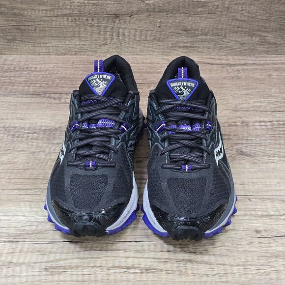 Saucony Xodus 5.0 GTX Women's Sz 9.5 Black Purple Trail Running Shoes (S10251-1) - Picture 2 of 9